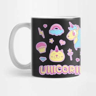 Unicorn sticker pack Mug